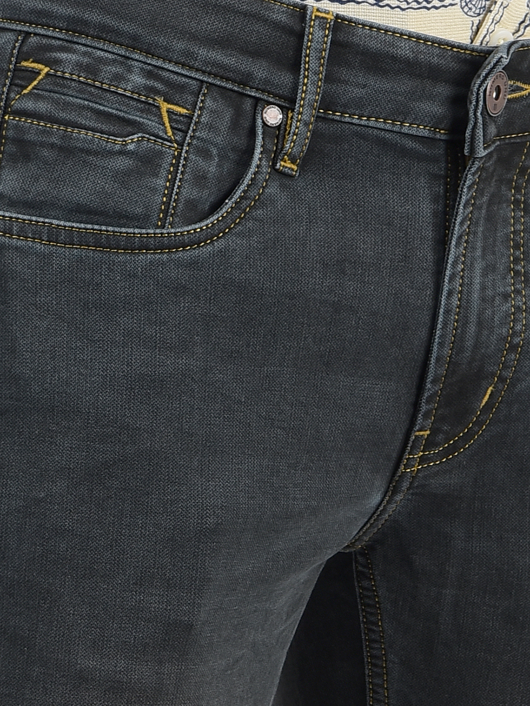 Numero Uno Men Solid Grey Jeans